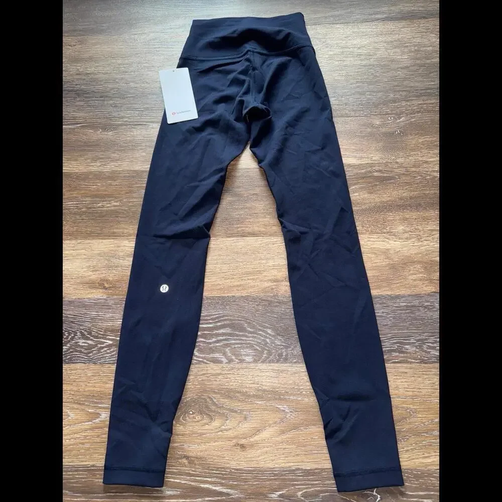 Lululemon Wunder Train High Rise 28” True Navy Size 4 NWT
